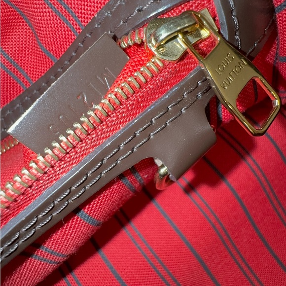 💯Authentic Louis Vuitton Delightful MM size Damier Ebene - Picture 10 of 14
